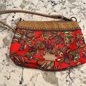 Sakroots Orange Bag with Braided Strap